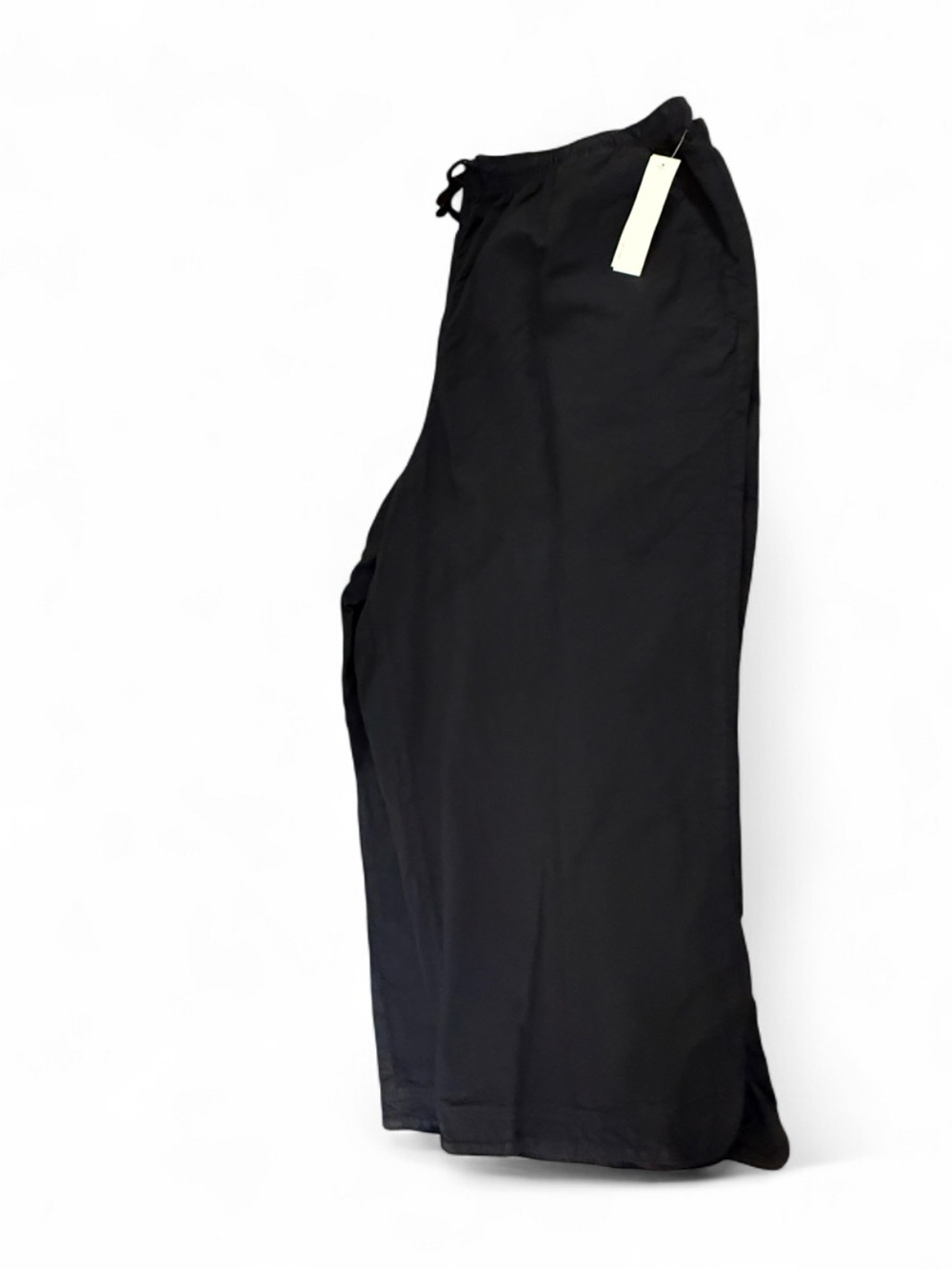 NWT Black Women’s Capri Pants with Drawstring and elastic waist plus 3x